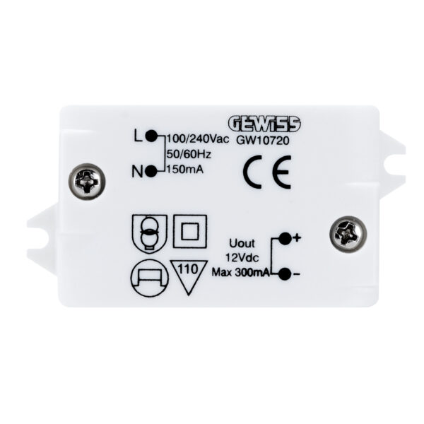 Sursa de Alimentare - 100/240Vca 50/60Hz - 12Vcc