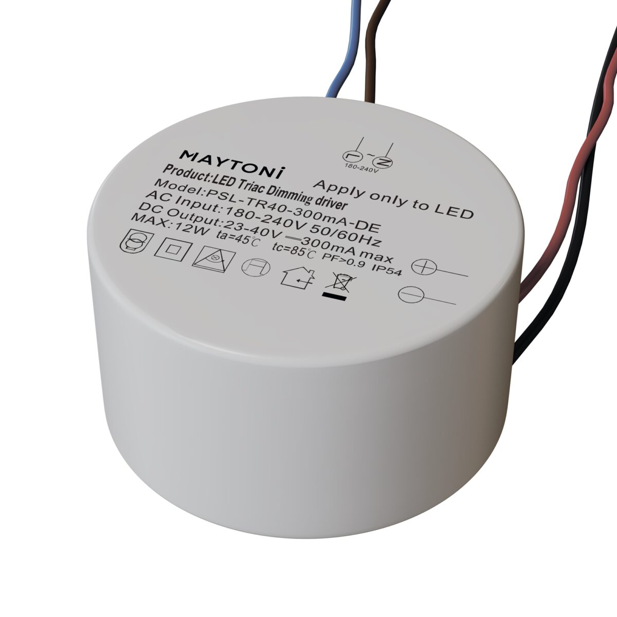 Sursa de curent Power supplies Triac Maytoni PSL-TR40-300mA-DE Sursa de curent Power supplies Triac Maytoni PSL-TR40-300mA-DE