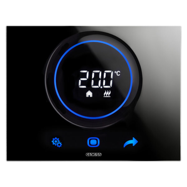Termostat Thermo Ice - KNX - Montare pe Perete - Negru - CHORUSMART