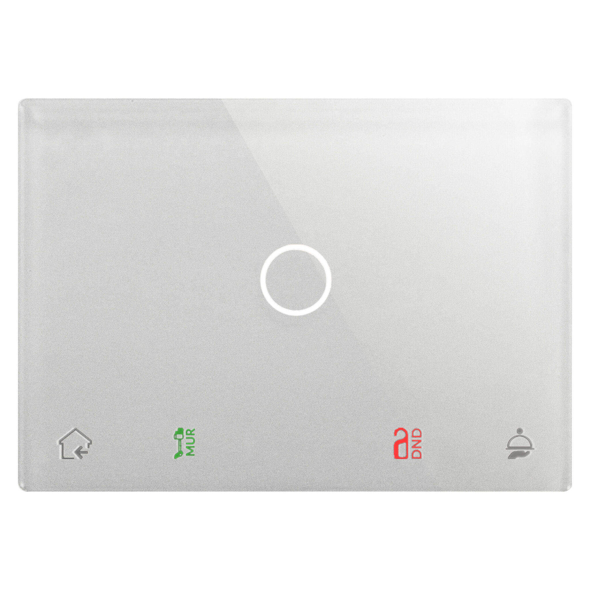 Unitate Cititor de Carduri cu Transponder - KNX - 12-24Vac 12-32Vdc - Montare Incastrata - CHORUSMART - Titanium