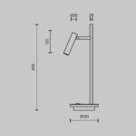 Veioza Estudo Maytoni Z010TL-L8W3K