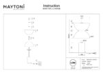 Veioza Kyoto Maytoni MOD178TL-L11GR3K