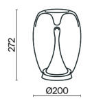 Veioza Splash Maytoni MOD282TL-L15G3K1