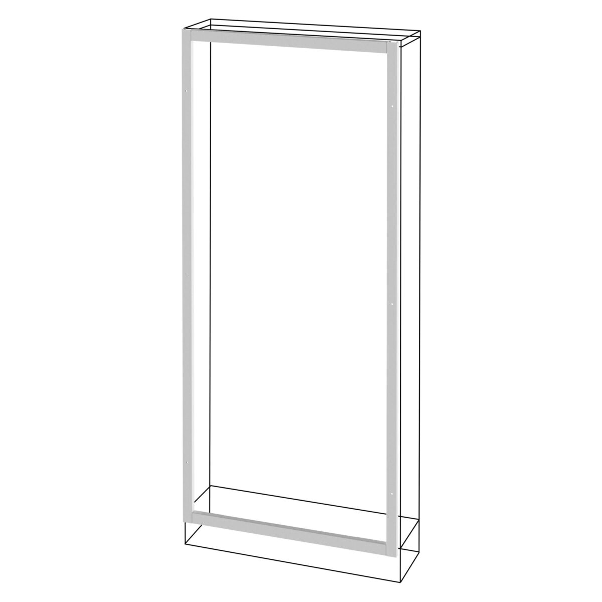 2 Profile Orizontale – IP30 – L600 – QDX630H/1600H 2 Profile Verticale - IP30 - H1600 - QDX630H