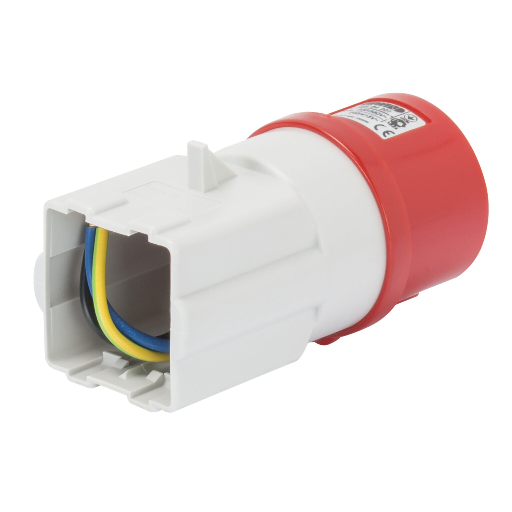 Adaptor de Sistem - De la Industrial la Casnic - Priza 3P+N+E 16A 400V AC 50/60HZ - Fiting pentru Gama de Sisteme cu 2 Module