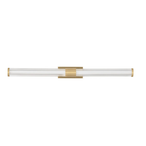 Aplica baie Alto 12W 3000K, Auriu si Sticla, Metal, Acrilic Nova Luce