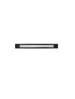 Aplica baie Fasko 16W 3000K, Negru si Sticla, Metal Nova Luce