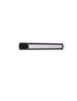 Aplica baie Fasko 16W 3000K, Negru si Sticla, Metal Nova Luce