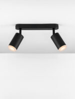 Aplica baie Mao 20W, Negru si Aluminiu, Acrilic Nova Luce