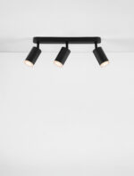 Aplica baie Mao 30W, Negru si Aluminiu, Acrilic Nova Luce