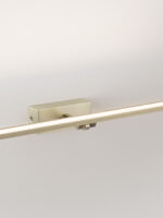 Aplica baie Marel 12W 3000 | 4000K, Auriu si Otel, Aluminiu, Acrilic Nova Luce
