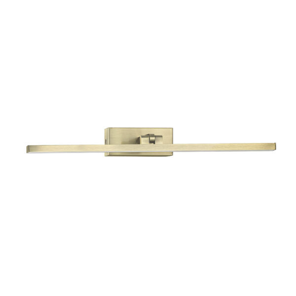 Aplica baie Marel 12W 3000 | 4000K, Auriu si Otel, Aluminiu, Acrilic Nova Luce