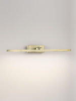 Aplica baie Marel 12W 3000 | 4000K, Auriu si Otel, Aluminiu, Acrilic Nova Luce