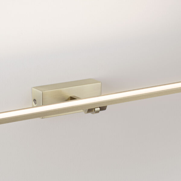 Aplica baie Marel 12W 3000 | 4000K, Auriu si Otel, Aluminiu, Acrilic Nova Luce