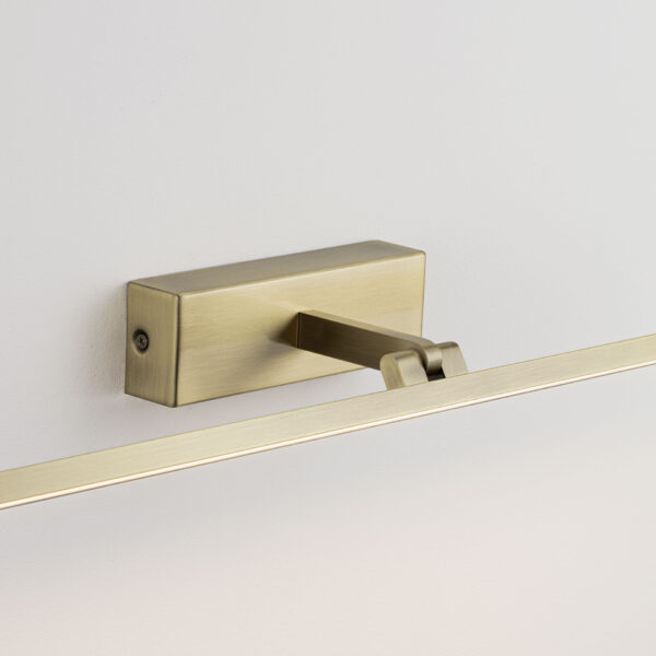Aplica baie Marel 16W 3000 | 4000K, Auriu si Otel, Aluminiu, Acrilic Nova Luce
