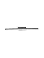 Aplica baie Nyx 12W 3000K, Gri si Aluminiu, Acrilic Nova Luce