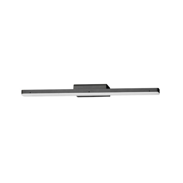 Aplica baie Nyx 12W 3000K, Gri si Aluminiu, Acrilic Nova Luce