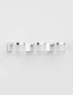 Aplica baie Sabia 15W 3000K, Crom si Aluminiu, Acrilic Nova Luce
