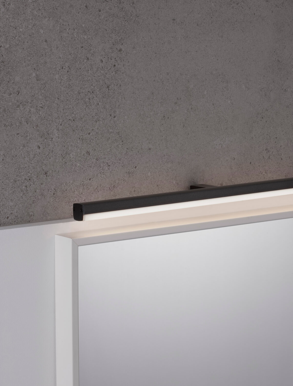 Aplica baie Vanese 18W 3000K, Negru si Aluminiu, Acrilic Nova Luce
