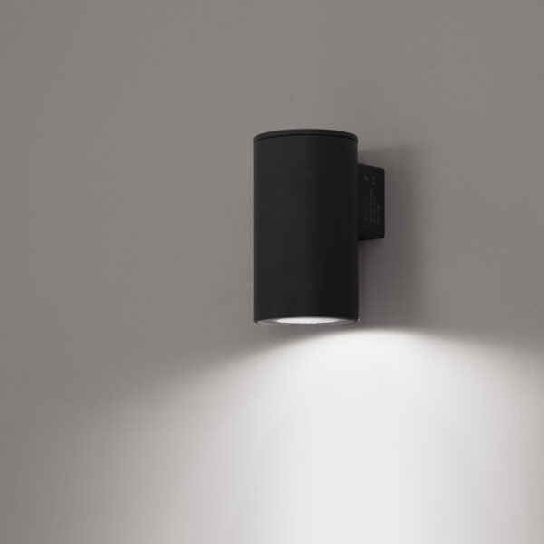 Aplica de perete Alp 7W 3000K, Negru si Aluminiu Nova Luce
