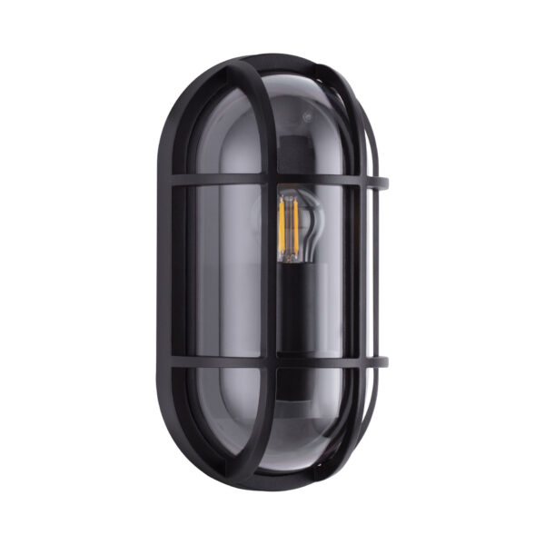 Aplica de perete Amel 12W, Negru si Aluminiu Nova Luce