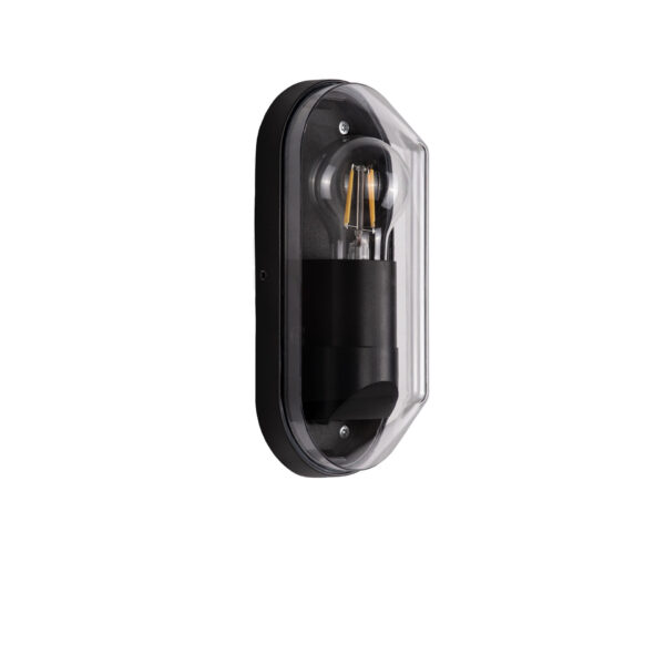Aplica de perete Amel 12W, Negru si Aluminiu Nova Luce