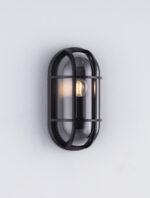 Aplica de perete Amel 12W, Negru si Aluminiu Nova Luce