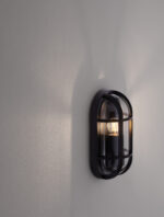 Aplica de perete Amel 12W, Negru si Aluminiu Nova Luce