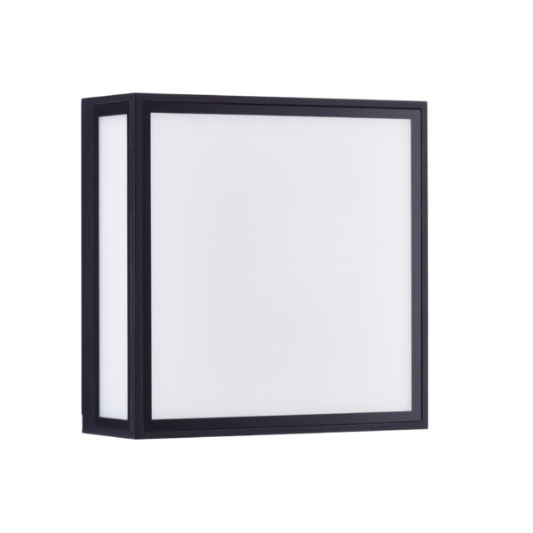 Aplica de perete Astral 16W 3000K, Negru si Aluminiu Nova Luce