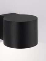 Aplica de perete Beta 8W 3000K, Negru si Aluminiu Nova Luce