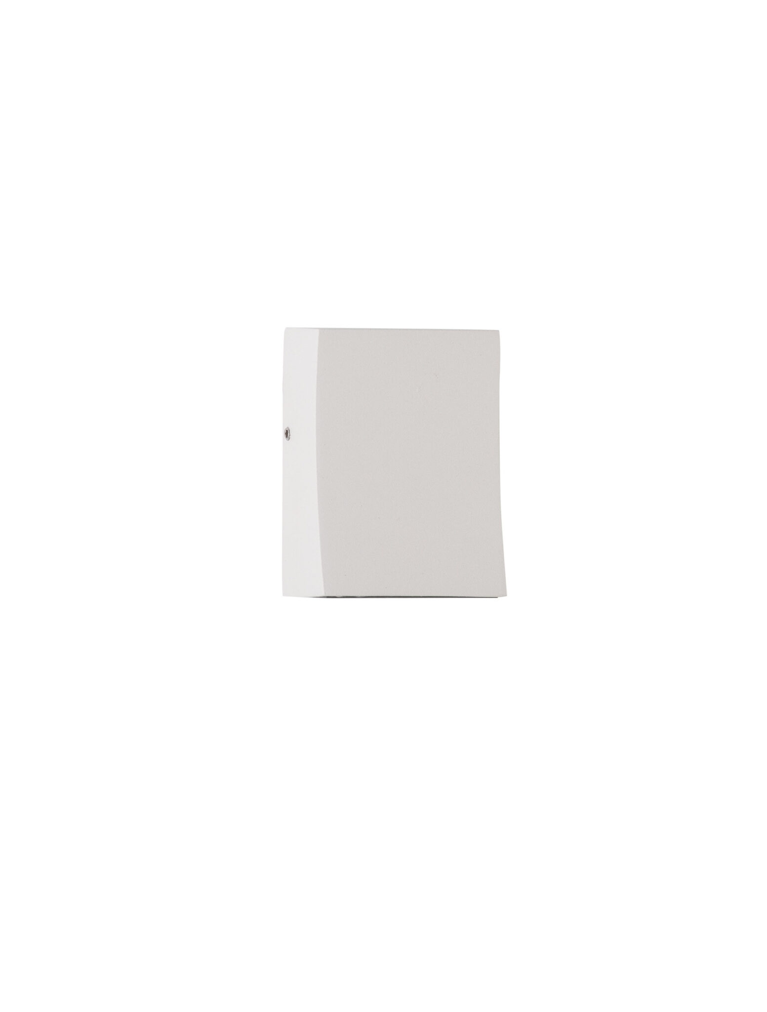 Aplica de perete Boxy 3W 3000K, Alb si Aluminiu Nova Luce