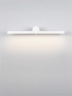 Aplica de perete Breggo 12W 3000K, Alb si Aluminiu Nova Luce
