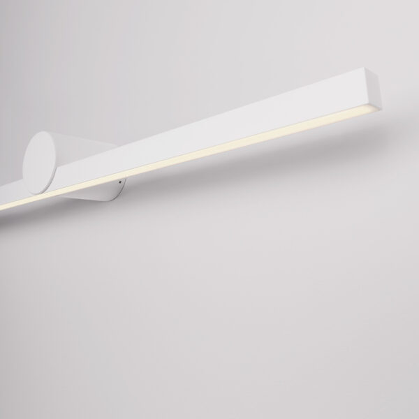 Aplica de perete Breggo 17W 3000K, Alb si Aluminiu Nova Luce