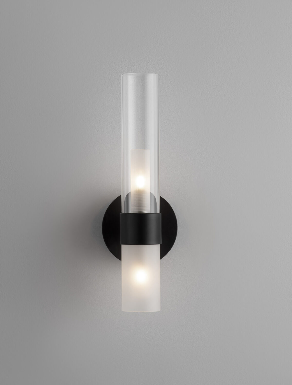 Aplica de perete Century 10W, Negru si Sticla, Metal Nova Luce