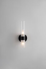 Aplica de perete Century 10W, Negru si Sticla, Metal Nova Luce