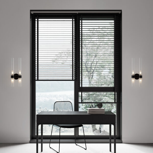 Aplica de perete Century 20W, Negru si Sticla, Metal Nova Luce