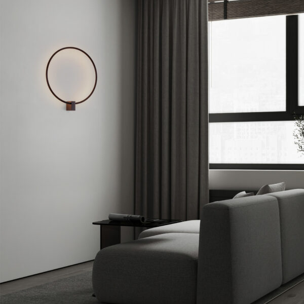 Aplica de perete Cercio 21W 3000 | 2700 | 4000K, Negru si Aluminiu Nova Luce