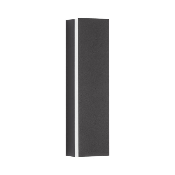 Aplica de perete Colby 12W 3000K, Negru si Aluminiu, Acrilic Nova Luce