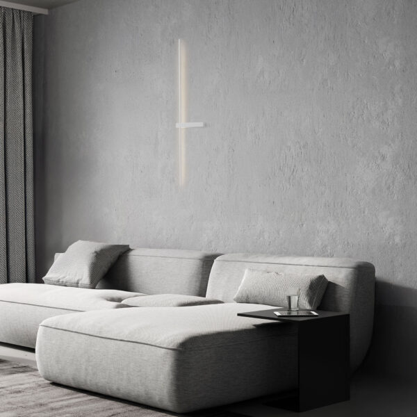 Aplica de perete Danessa 5W 3000 | 2700 K, Alb si Aluminiu, Acrilic Nova Luce