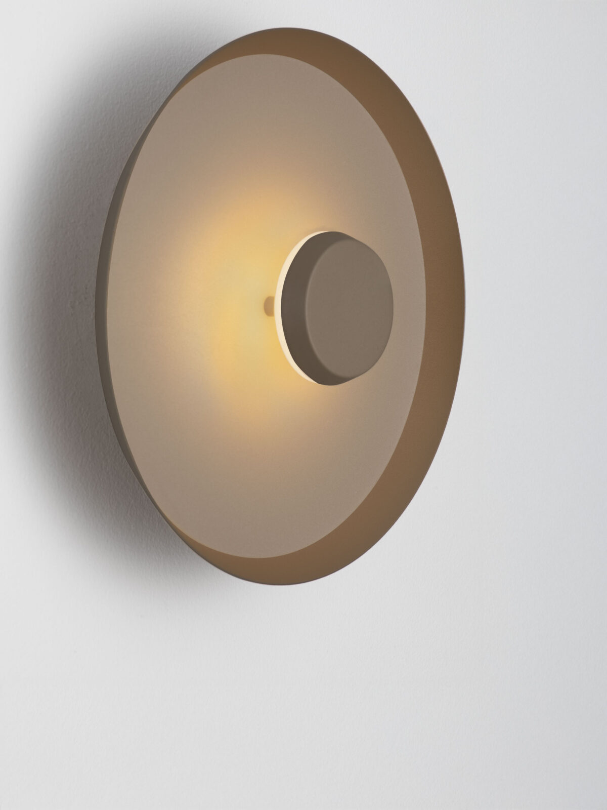 Aplica de perete Dorell 6W 3000 | 2700 | 4000K, Maro si Otel, Aluminiu, Acrilic Nova Luce
