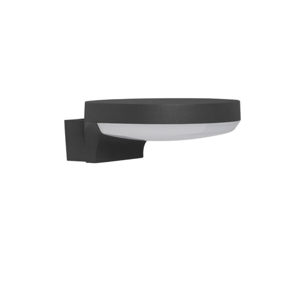 Aplica de perete Enzi 15W 3000K, Gri inchis si Aluminiu Nova Luce