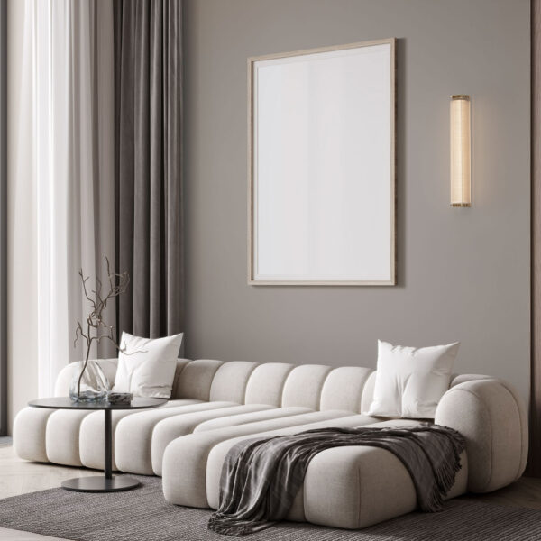 Aplica de perete Essenzo 10W 3000K, Alama antichizata si Otel, Sticla Nova Luce