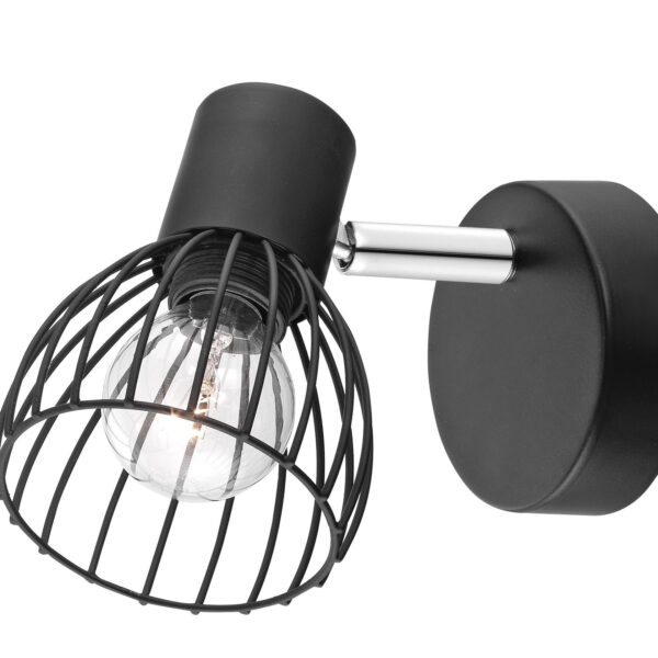 Aplica de perete Fiumicino 5W, Negru si Metal Nova Luce