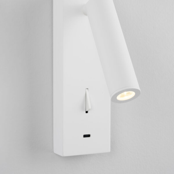 Aplica de perete Fuse 3W 3000K, Alb si Aluminiu Nova Luce