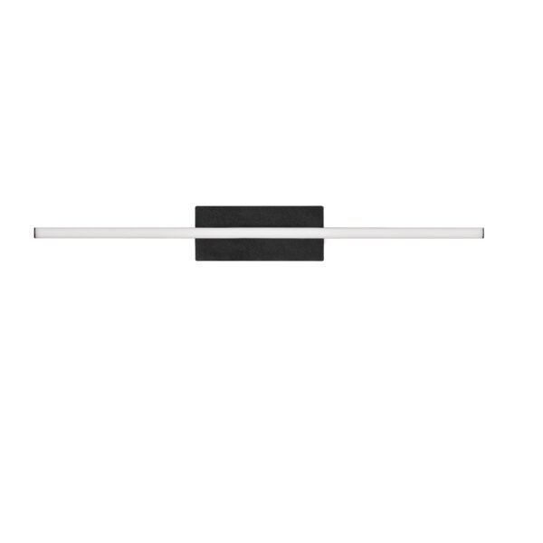 Aplica de perete Gratta 11W 3200 K, Negru si Aluminiu, Acrilic Nova Luce