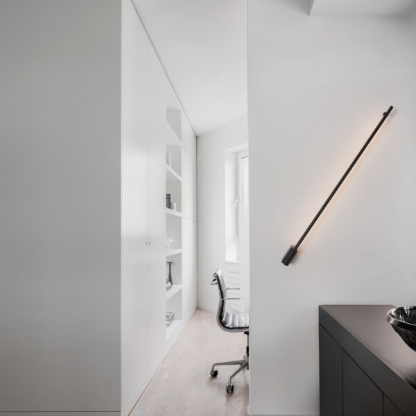 Aplica de perete Gropius 20W 3000K, Negru si Aluminiu Nova Luce