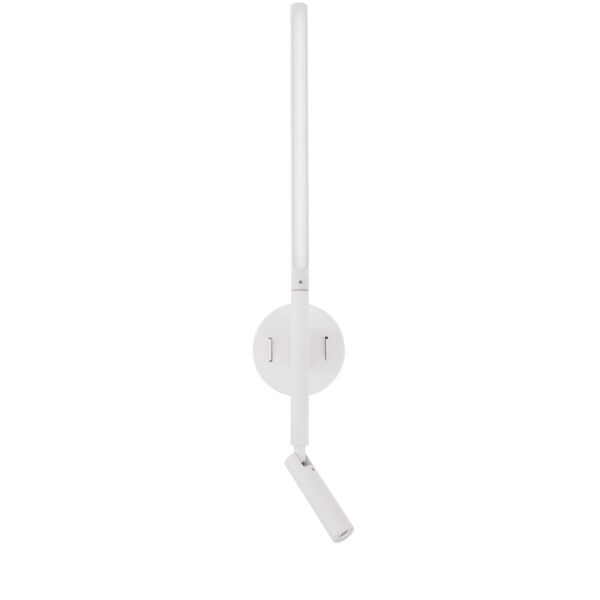 Aplica de perete Handy 9W 3000K, Alb si Aluminiu, Acrilic Nova Luce