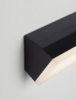 Aplica de perete Keen 20W 3000K, Negru si Aluminiu Nova Luce