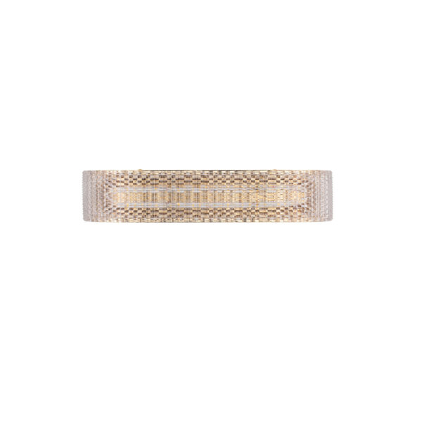 Aplica de perete Kinara 10W 3000K, Auriu si Aluminiu, Acrilic, Otel inoxidabil Nova Luce