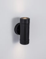Aplica de perete Limbio 20W, Negru si Policarbonat Nova Luce